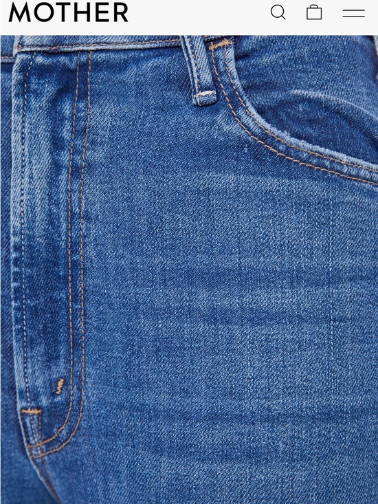 MOTHER The Hustler Ankle Fray in “Grasping at Straws,” size 28. - Picture 6 of 6